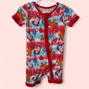 MIOZING Ms. Rachel & Herbie Bamboo Shortall — 18-24 Months Unisex